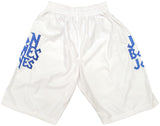 Jon Bones Jones Autographed Signed White Boxing Trunks Beckett BAS QR