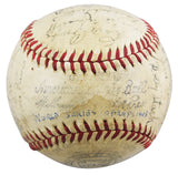1943 Yankees (28) Dickey, Gordon, McCarthy +25 Signed Oal Baseball BAS #AE13372