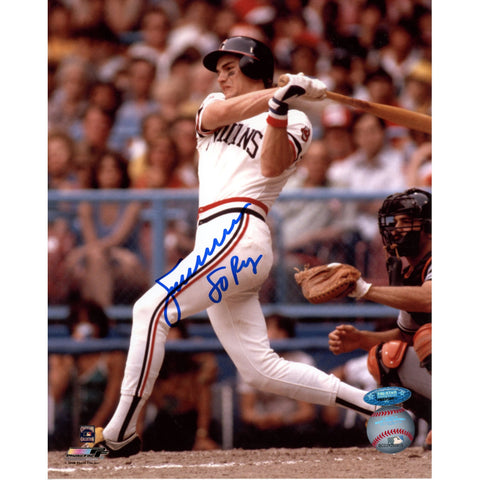 Joe Charboneau Autographed/Signed Cleveland Indians 8x10 Photo TRI 55124