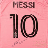 Lionel Messi Autographed 2025 Inter Miami Pink Home Replica Jersey Panini