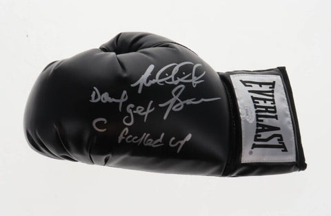Riddick Bowe Signed Everlast Boxing Glove Inscribed "Don't Get F***ed Up" / JSA