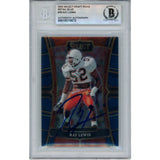 Ray Lewis Autographed/Signed 2023 Select #78 Trading Card Beckett 52959