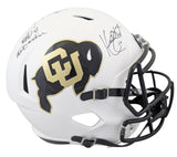 Colorado Stewart & Westbrook "Miracle" Signed F/S Speed Rep Helmet W/ Case BAS W