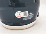 LESEAN MCCOY AUTOGRAPHED EAGLES GREEN SPEED MINI HELMET BECKETT WITNESS 223739