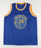Rick Barry Signed Warriors Jersey Inscribed NBA Top 50 (JSA COA) 1975 NBA Champs