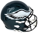 JALEN HURTS SIGNED PHILADELPHIA EAGLES SUPER BOWL LIX FULL SIZE SPEED HELMET