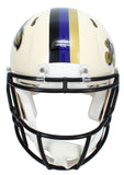 Zay Flowers Autographed Baltimore Ravens RETRO Speed Authentic Helmet Beckett