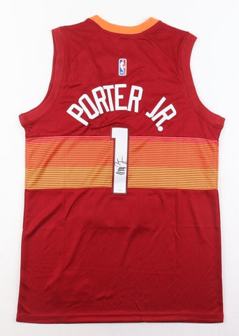 Michael Porter Signed Denver Nuggets Nike Jersey (JSA COA) 2018 #14 Overall Pck