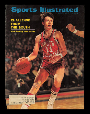 John Roche Autographed Sports Illustrated Cover South Carolina SKU #238081