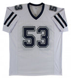 Bill Romanowski Signed Jersey Inscr. "Guard Lambert" (Beckett) "The Longest Yard