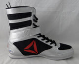 Floyd Mayweather Autographed Reebok Boxing Shoe Left Beckett BAS *Black*