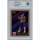 Ralph Sampson Autographed 1990 Skybox #250 Slabbed Trading Card Beckett 50648