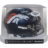 Patrick Surtain Autographed Denver Broncos Mid-Size Midi Helmet Beckett 56414