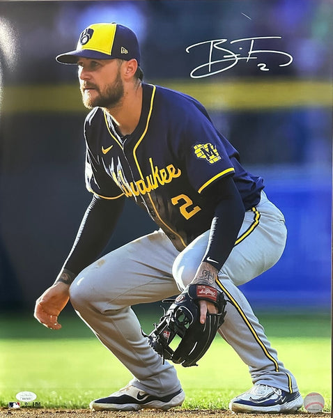 Brewers Infield Prospect BRICE TURANG Signed 16x20 Photo #6 AUTO - JSA