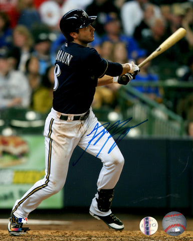 Brewers All Star RYAN BRAUN Signed 8x10 Photo #3 AUTO - 2007 ROY - 2011 MVP