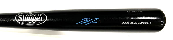 Brewers SAL FRELICK Signed Louisville Slugger Black Bat AUTO - BECKETT