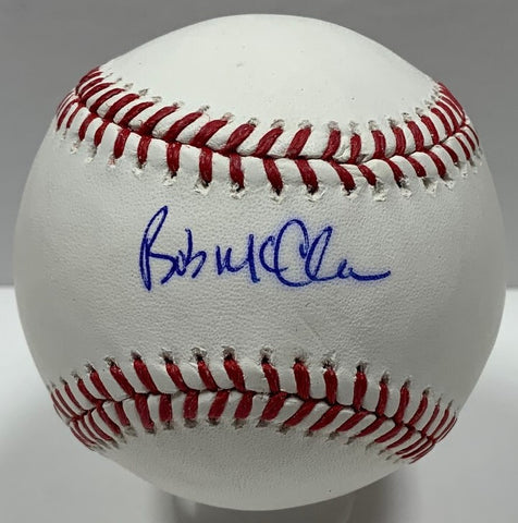 Brewers BOB McCLURE Signed Official MLB Baseball AUTO Royals Cardinals Mets