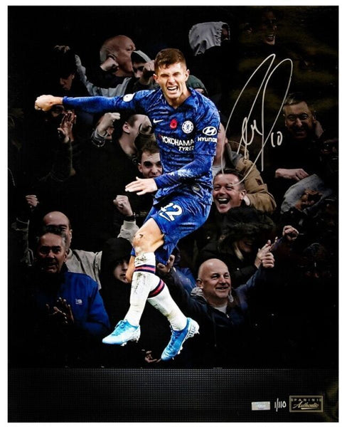 CHRISTIAN PULISIC Autographed "Intensity 16" x 20" Photograph PANINI LE 110