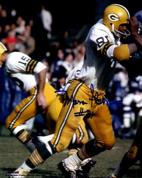 Packers Tight End MARV FLEMING Signed 8x10 Photo #8 AUTO - SB I & II Champ