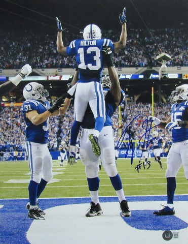 T.Y. Hilton Autographed 11x14 Football Photo Indianapolis Colts Beckett
