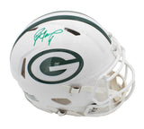 Brett Favre Signed Green Bay Packers Speed Authentic Alt 24 White NFL Helmet