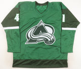 Scott Wedgewood Signed Colorado Avalanche St. Pattys Day Jersey (Beckett) Goalie