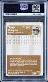 Padres Tony Gwynn Authentic Signed 1983 Fleer #360 Rookie Card PSA/DNA Slabbed