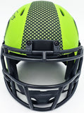 ERNEST JONES IV AUTOGRAPHED SEAHAWKS RAVE GREEN MINI HELMET MCS HOLO 242556