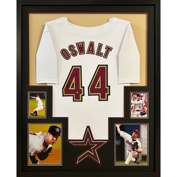 Roy Oswalt Autographed Signed Framed AWM Houston Astros Current Jersey
