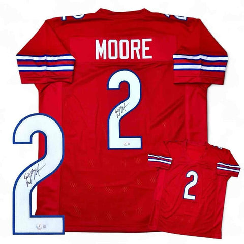DJ Moore Autographed / Signed Jersey - Beckett Authenticated - Red