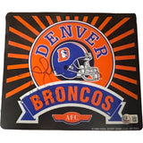 Glyn Milburn Signed Denver Broncos 1992 Mousepad Beckett 45027