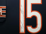 Bears Brandon Marshall Autographed Framed Blue Jersey Collage JSA #W623910