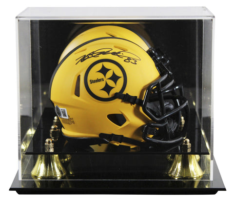Steelers Heath Miller Signed Rave Speed Mini Helmet W/ Case BAS Witnessed
