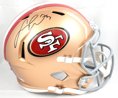 Fred Warner Autographed San Francisco 49ers F/S Speed Helmet - Beckett Holo