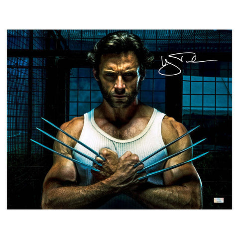 Hugh Jackman Autographed 2009 X-Men Origins Wolverine Battle Ready 16x20 Photo