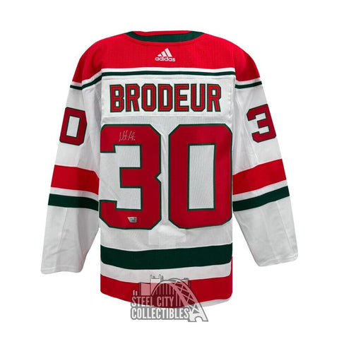 Martin Brodeur Autographed New Jersey Adidas Alternate Hockey Jersey - Fanatics