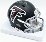 Michael Penix Jr. Autographed Falcons Mini Helmet Beckett Witness 2W906732
