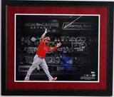 Albert Pujols Signed Los Angeles Angels 16x20 Photo Framed Fanatics Hologram