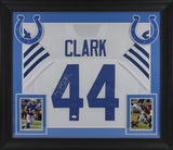 Dallas Clark Authentic Signed White Pro Style Framed Jersey Autographed JSA Wit