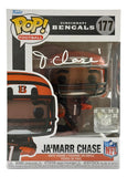 Ja'Marr Chase Signed Cincinnati Bengals Funko Pop #177 BAS