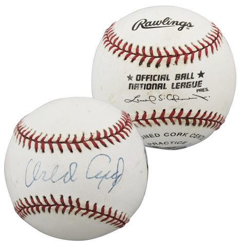 Giants Orlando Cepeda Authentic Signed Coleman ONL Baseball BAS #BU64224