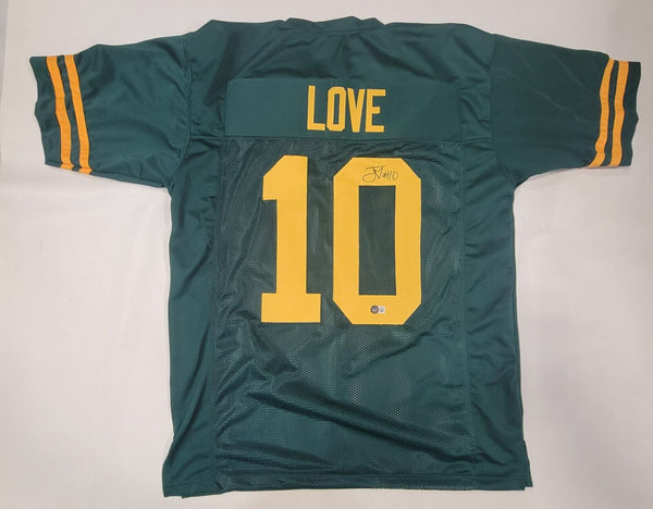 JORDAN LOVE AUTOGRAPHED SIGNED PRO STYLE XL JERSEY BECKETT QR