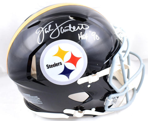 Jack Lambert Signed Steelers F/S 63-76 Speed Authentic Helmet w/HOF-BeckettWHolo