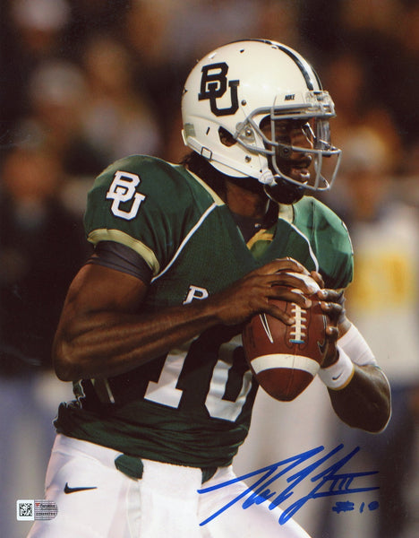 ROBERT GRIFFIN III RG3 AUTOGRAPHED BAYLOR BEARS 8x10 PHOTO FANATICS