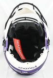 Justin Jefferson Signed Vikings F/S SpeedFlex Helmet - Beckett W Holo *Yellow