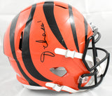 Ja'Marr Chase Autographed Cincinnati Bengals F/S Speed Helmet - Beckett