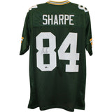 Sterling Sharpe Autographed Pro Style Sz XL Jersey Green Beckett Witness 58507