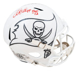 Buccaneers Warren Sapp "HOF 13" Signed STS III Full Size Speed Rep Helmet BAS W