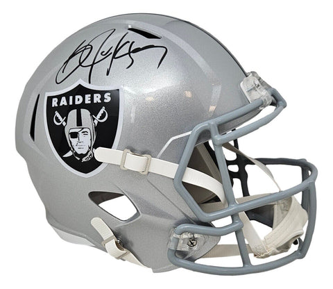 Bo Jackson Signed Oakland Raiders Full Size Speed Replica Helmet BAS ITP