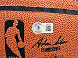 JAMES HARDEN AUTOGRAPHED AUTHENTIC BASKETBALL 76ERS BECKETT 214076